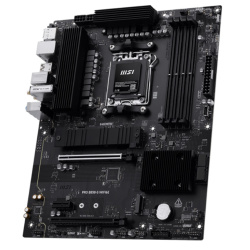 Материнская плата MSI PRO B850-S WIFI6E (AM5, AMD B850, ATX, 4xDDR5 5600 МГц, 4xSATA, 2xM.2, 2хPCI-E x16, 1хPCI-E x1, HDM/DP, Wi-Fi, Bluetooth)