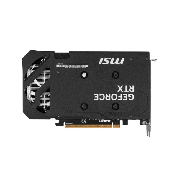 Видеокарта NVIDIA GeForce RTX 5060 8Gb (MSI GeForce RTX 5060 SHADOW 2X OC) (PCIe 5.0, 2280-2527 МГц, 8 Гб GDDR7 28000 МГц, 128 бит, HDMI/DisplayPort x3)