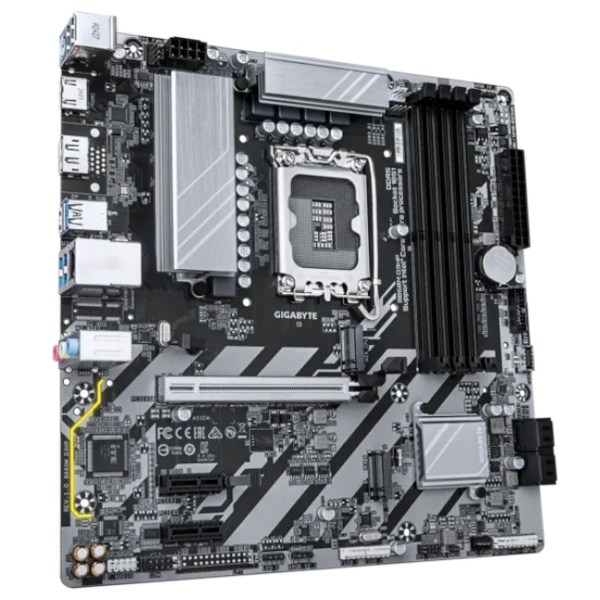 Материнская плата Gigabyte B860M D3HP (LGA 1851, Intel B860, ATX, 4xDDR5 6400 МГц, 4xSATA, 2xM.2, 1хPCI-E x16, 2хPCI-E x1, HDM/DP)