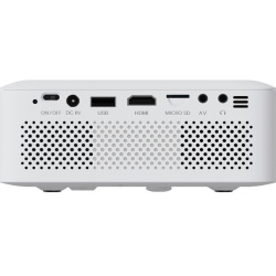 Проектор Cactus CS-PRE.08WT.WXGA белый (LCD, HD(1280x720), 1500 лм, 1000:1, HDMI/AV, колонки 3 Вт, ресурс лампы 30000 ч)